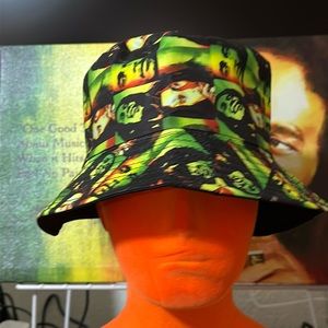 Bob Marley inspired Collage Bucket Hat